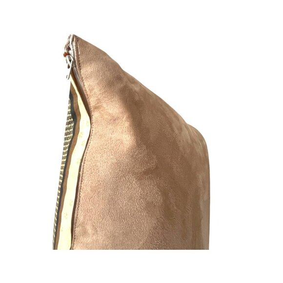 Vintage Cat Kitten Throw Pillows Square 16" x 16" Brown Microfibre Set of 2 - Picture 5 of 5